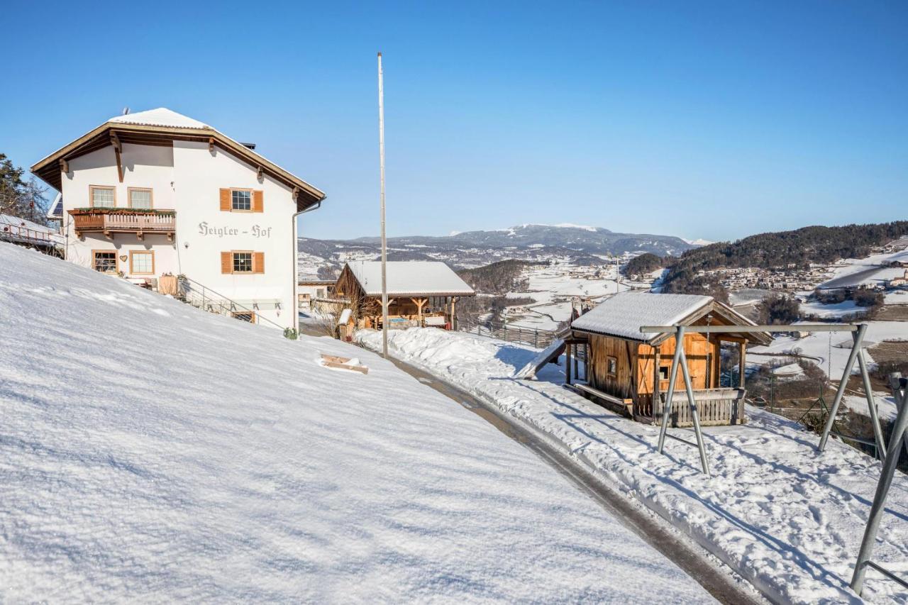 Wohnung Schlern Heigler Hof Collepietra  Zewnętrze zdjęcie